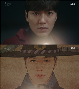 Comparison of Joon Jae and the ancient painting
